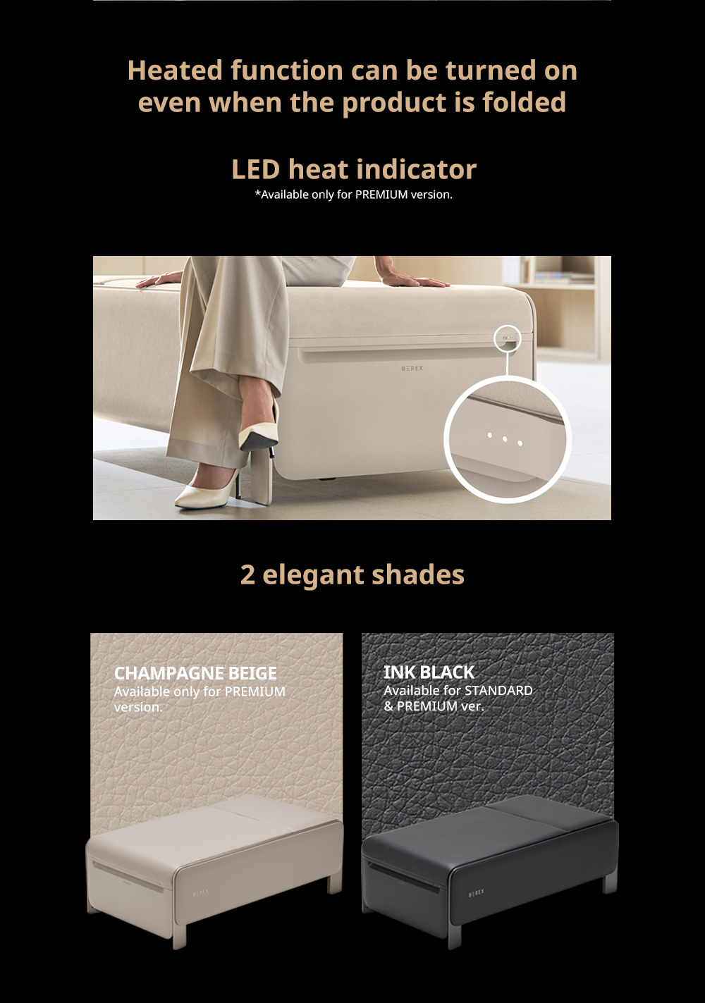 Coway BEREX Massage Bed - Designed for Refined Spaces