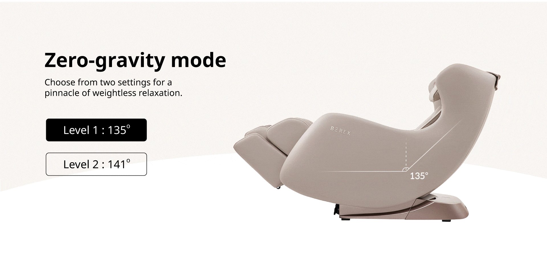 Coway Berex Mine Massage Chair - Zero-gravity Mode