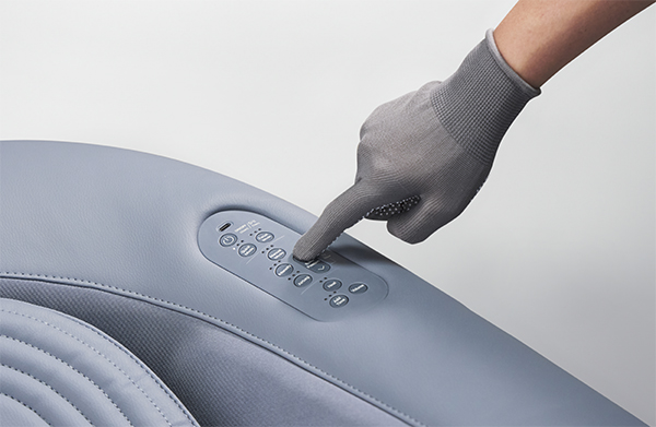 Service Step 7: Finishing touches of service for the Berex Pebble massage chair