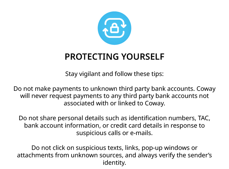 Coway Malaysia Fraud Alert - Protecting Yourself 
